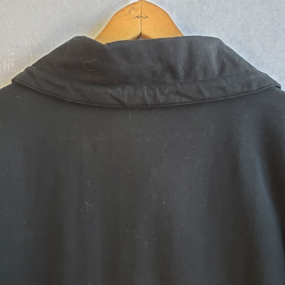 Relaxed by Charter Club Jacket Womens Medium Gold Full Zip Front Pockets Black - Picture 7 of 9